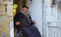 Crippled rabbi's cry for help and support