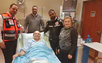 המתנדב במד"א פגש את המטופל שהציל
