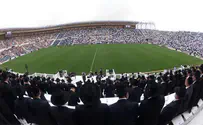 תמונות: "הקבלת פני רבו" באצטדיון טדי