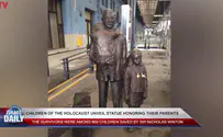 "Holocaust children" unveil statue honoring parents