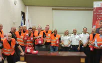 מתנדבי הג'יפים הוכשרו לטפל בנפגעים