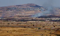 Видео попадання ракеты в гору Хермон