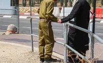 צילום: יעקב לדרמן. פלאש 90 משפחה וחום לחיילים חרדים שנזרקו