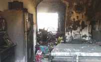 תשעה נפגעים קל בשריפה באבני חפץ