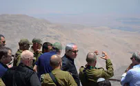 נתניהו, ליברמן ואיזנקוט סיירו בגולן