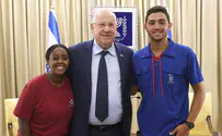 נשיא המדינה הצדיע למתנדבי שנת שירות