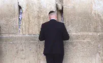 Greenblatt prays at the Kotel