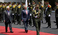 Король Иордании прибыл с визитом в Рамаллу