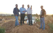 ביקור פתע במטמנה הבלתי חוקית בשומרון