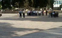 Watch: Policemen break up soccer game on Temple Mount 