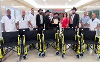 צילום: דוברות המרכז הרפואי הלל יפה תרומה "על גלגלים" לבית החולים
