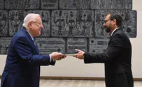שגרירים זרים הגישו כתבי האמנה לנשיא
