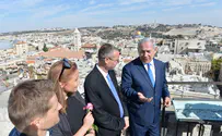 Watch: Netanyahu takes first-time visitors on tour of Jerusalem