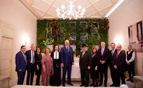 Hanukkah celebration in Albania's Government House