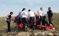 Взрыв снаряда в лесу возле Эльада. Трое раненых
