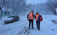 United Hatzalah в Умани спасает евреев от непогоды
