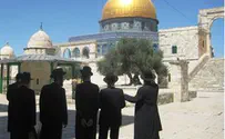 קבוצת רבנים חרדים עלתה להר הבית