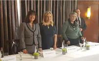 Sara Netanyahu, Karen Pence, meet art therapists