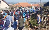צילום: מטה המאבק בנתיב האבות אלף איש במירוץ סביב נתיב האבות