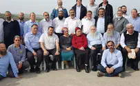 הרב דרוקמן בירך: "מציב גבול אלמנה"