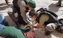 Парамедик пограничной полиции спас араба у Пещеры Патриархов
