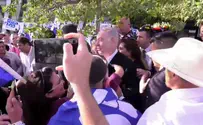 צפו: קבלת פנים חמה לנתניהו