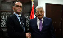 German Foreign Minister to PA: Don't tear down bridges
