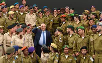 הנשיא לחיילים המצטיינים: אתם גאוותנו