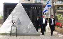 טקס ראשון באנדרטה ששופצה 
