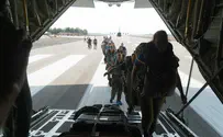 Watch: Parachuting demonstration on Israeli coast