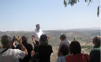 אנשי המועצה האזורית לב השרון סיירו בשומרון