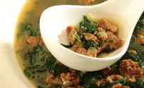 Kosher.com Spinach-Veal Soup