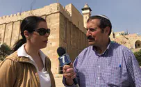 US Senate candidate visits Machpela Cave, Hevron