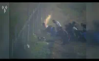 Watch: Gazans cross border fence into Israel