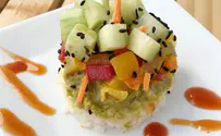 Kosher.com Veggie "Tartare" Tower