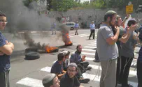 Entrance to J'lem blocked over destruction in Netiv Ha'avot