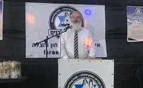 הצדעה בכפר תפוח ליחידת הכלבנים