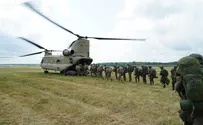 IDF parachutes onto Polish and German soil