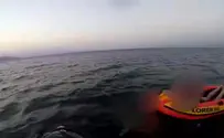 Watch: Youths rescued in Kinneret after boating mishap