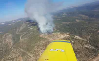 Large fire in Jerusalem Hills