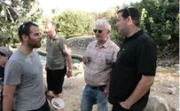 השדרן מיכה פרידמן סייר בשומרון