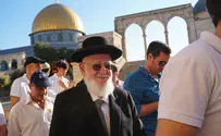 הרב צפניה דרורי עלה להר-הבית