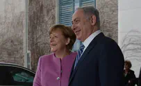 Netanyahu thanks Merkel for stand against anti-Semitism