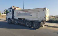נער נתפס נוהג על משאית ללא רשיון