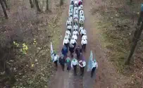 Watch: IDF troops march at European death camps
