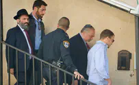 Yossi Zeliger/ Flash90 Watch: Liberman comes out of Rabbi Kanievsky's house