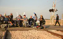ברכבת תוקפים: פינוי המסילה לקח שעות