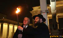 נשיא גרמניה הדליק חנוכייה: "נס גדול"