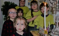 Lighting the menorah without mom