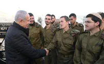 צפו: נתניהו עם לוחמי "נצח יהודה"